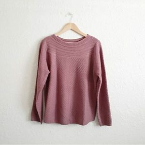 Croft & Barrow mauve sweater